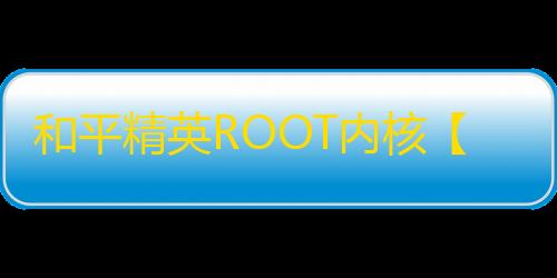 和平精英ROOT内核【茄子内核】外挂